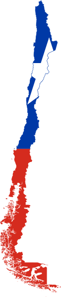 chile flag map